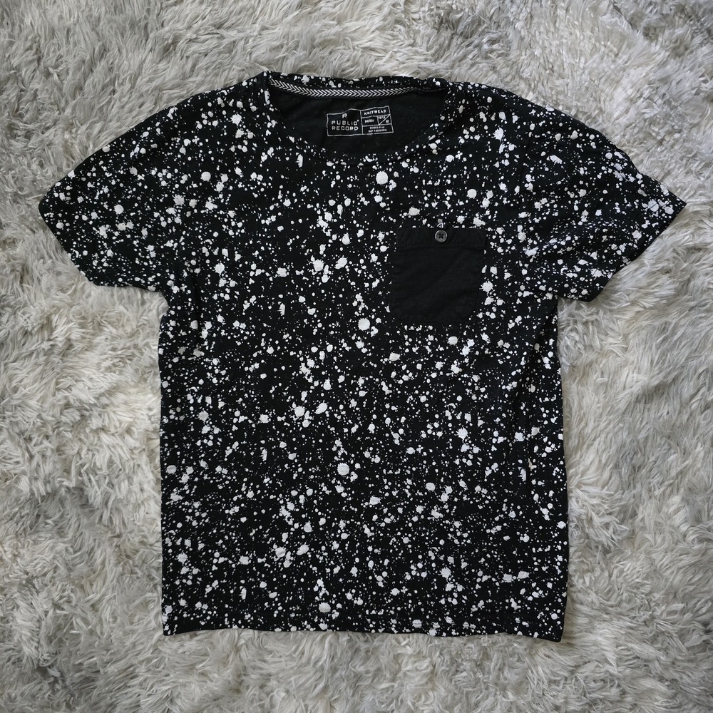Public Record Speckled Short Sleeve Tee